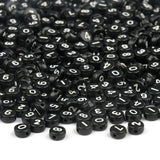 200-500pcs Mixed 7*4mm Digital Acrylic Spacer Beads for Jewelry Making DIY