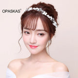 Bridal Flower Headband with Rhinestone