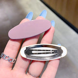 10PCS Geometric Matte Hairpins Sweet Hair Clip Barrette Hair Accessories