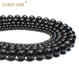 100% Natural Tourmaline Round Gem Stone Beads 4/6/8/10/12mm