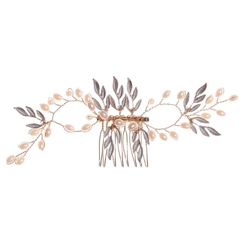 Bridal Pearl Hairpin With Comb for Anniversary Party