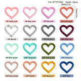 5Pcs Donuts Silicone Beads Wooden Ring Baby Teether DIY Pendants