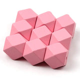 10/12/20mm Natural Wood Faceted Beads - DIY Jewelry Making