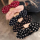 Dot Bow Headband Twist Hairband Bow Knot Cross Headwrap Hair Bands