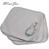 Jewelry Cleaning Polishing Cloth for Silver Charms Diamond Gem Stone