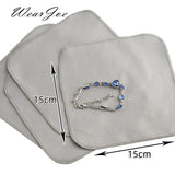 Jewelry Cleaning Polishing Cloth for Silver Charms Diamond Gem Stone