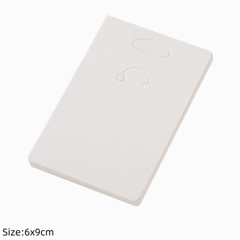 50pc Keychain Display Card Holder Self-Sealing Bag for Jewelry Packaging