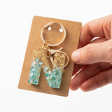 50pc Keychain Display Card Holder Self-Sealing Bag for Jewelry Packaging