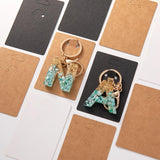 50pc Keychain Display Card Holder Self-Sealing Bag for Jewelry Packaging