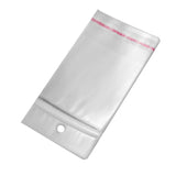 50pc Keychain Display Card Holder Self-Sealing Bag for Jewelry Packaging