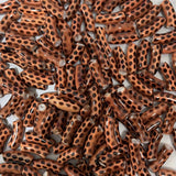 10Pcs Acrylic Curved Tube Beads Leopard Print DIY Jewelry Making Supplies