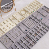 Velvet Jewelry Box Display Tray Drawer Storage Soft Organizer Case
