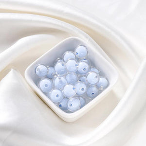 Colorful Acrylic Spacer Beads Round Matte Loose Beads for Jewelry Making