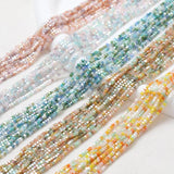 2.5mm Colorful Glass Bead Cube Shape Loose Bead for DIY Jewelry Making