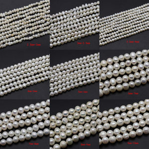 Freshwater Pearl Irregular Punching Loose Bead for Jewelry Making