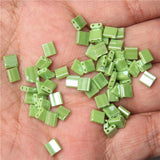 5x5mm Loose Tila Tube Beads for Jewelry Making - Seedbeads Beadwork
