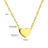 ASON Stainless Steel Pendant Heart Charms For Women Jewelry