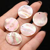 5Pcs Natural Shell Pendant Beads DIY Jewelry Making