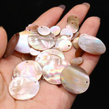 5Pcs Natural Shell Pendant Beads DIY Jewelry Making