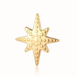 3pcs/Lot Stainless Steel Charm Sun Turquoise Pendant
