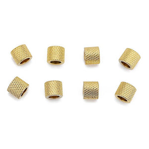 20pcs 5mm Stainless Steel Spacer Beads for DIY Bracelets Necklace Making