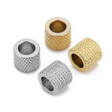 20pcs 5mm Stainless Steel Spacer Beads for DIY Bracelets Necklace Making