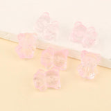 20pcs/Lot Cartoon Bear Lampwork Glass Beads for Jewelry Making DIY Accessories