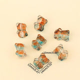 20pcs/Lot Cartoon Bear Lampwork Glass Beads for Jewelry Making DIY Accessories