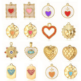 3pcs/Lot Evil Eye Rainbow Rhinestone Charm Pendant