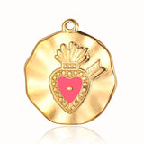 3pcs/Lot Evil Eye Rainbow Rhinestone Charm Pendant