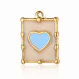 3pcs/Lot Evil Eye Rainbow Rhinestone Charm Pendant