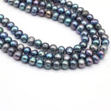 100% Natural Freshwater Nearly Round Loose Pearls Beads