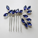 Silvery Hair Combs Wedding Jewelry Accessories Crystal Women Head Decoration