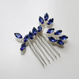 Silvery Hair Combs Wedding Jewelry Accessories Crystal Women Head Decoration