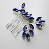 Silvery Hair Combs Wedding Jewelry Accessories Crystal Women Head Decoration