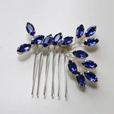 Silvery Hair Combs Wedding Jewelry Accessories Crystal Women Head Decoration
