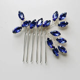 Silvery Hair Combs Wedding Jewelry Accessories Crystal Women Head Decoration