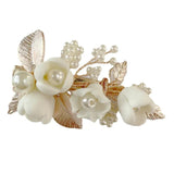 Ceramic Flower Hair Clip Wedding Head Jewelry Accessories
