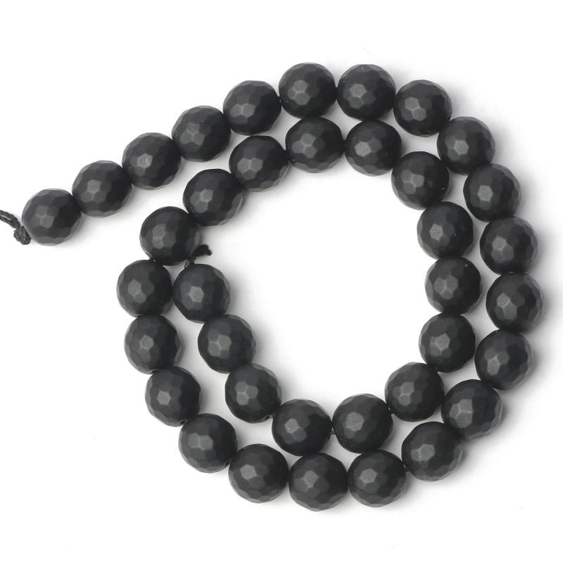 Faceted Natural Stones Beads for DIY Bracelet Making