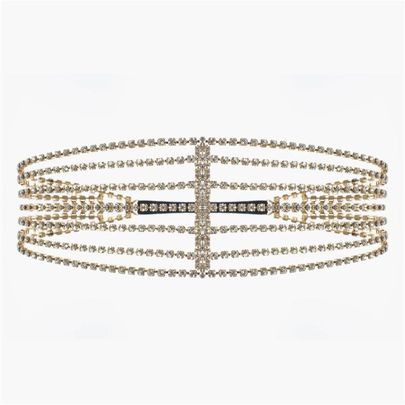Rhinestone Crystal Hairband Bridal Headdress Birthday Jewelry