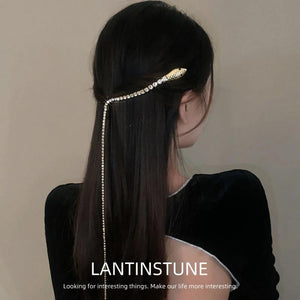 Zircon Tassel Snake Hair Band Headdress Crystal Hairwear Accessories