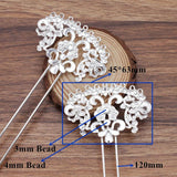 5pcs Copper Hairpin Hair Sticks Bridal Hair Fork Accessories Women