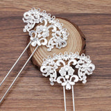 5pcs Copper Hairpin Hair Sticks Bridal Hair Fork Accessories Women
