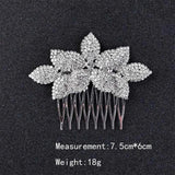 Wedding Hair Combs Pearl Crystal Decoration Tiara