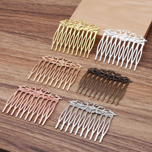 Vintage Bridal Hair Comb Hair Clips Metal Hair Accessories