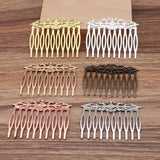 Vintage Bridal Hair Comb Hair Clips Metal Hair Accessories