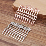 Vintage Bridal Hair Comb Hair Clips Metal Hair Accessories