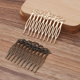 Vintage Bridal Hair Comb Hair Clips Metal Hair Accessories