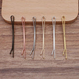 50 Pack 55*2mm Curved Hair Clip Hairpin Bobby Pins Barrette Hairwear