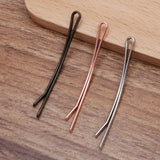 50 Pack 55*2mm Curved Hair Clip Hairpin Bobby Pins Barrette Hairwear